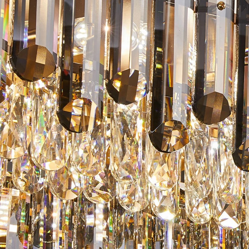 Flush mount chandelier