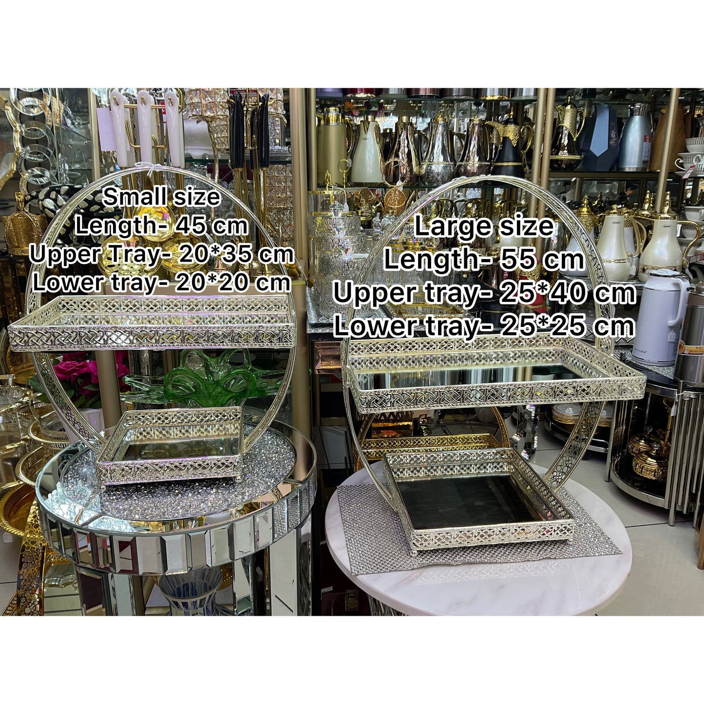 Two tier tray/ cup cake holder