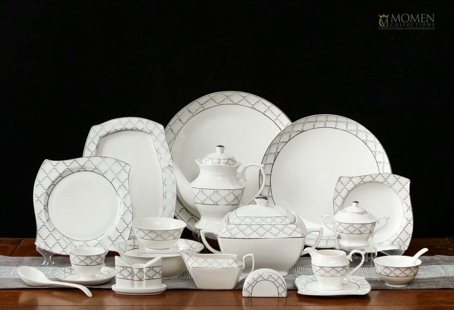 DINNER SET (square plates)
