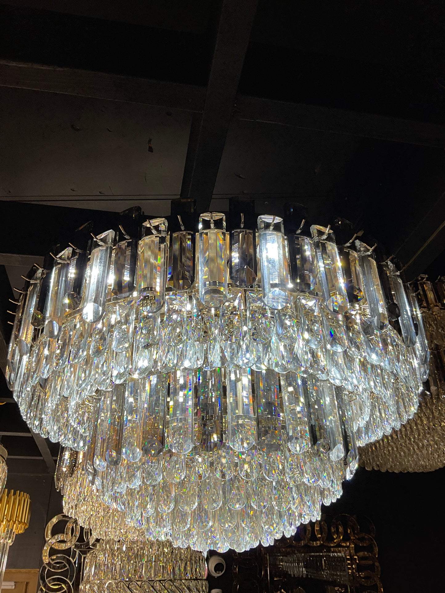 Flush mount chandelier (800D)