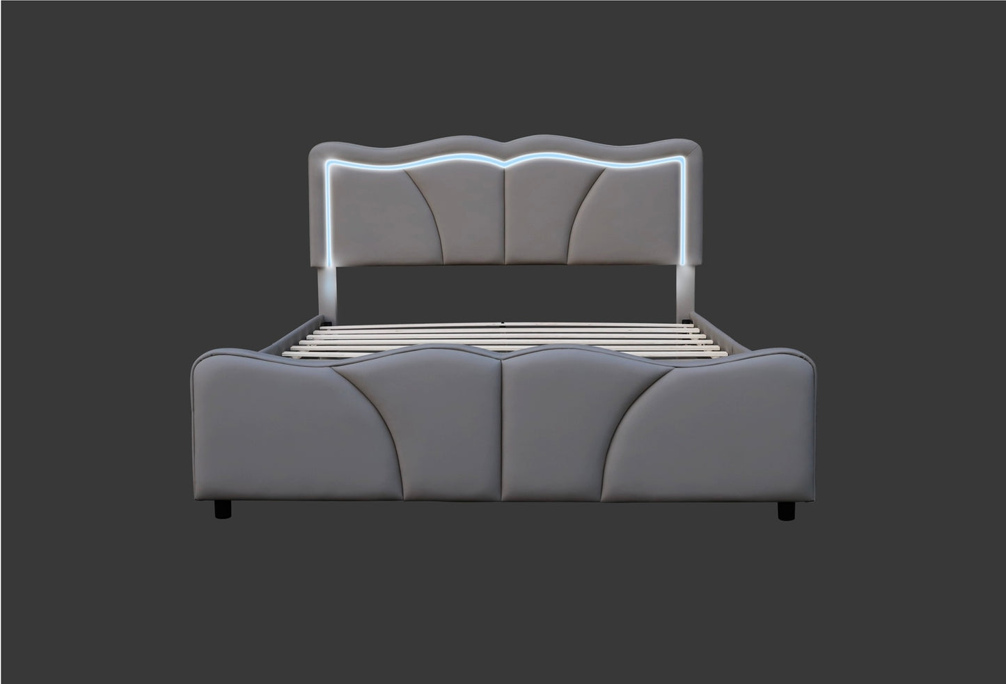 Serene Leather PU double bed