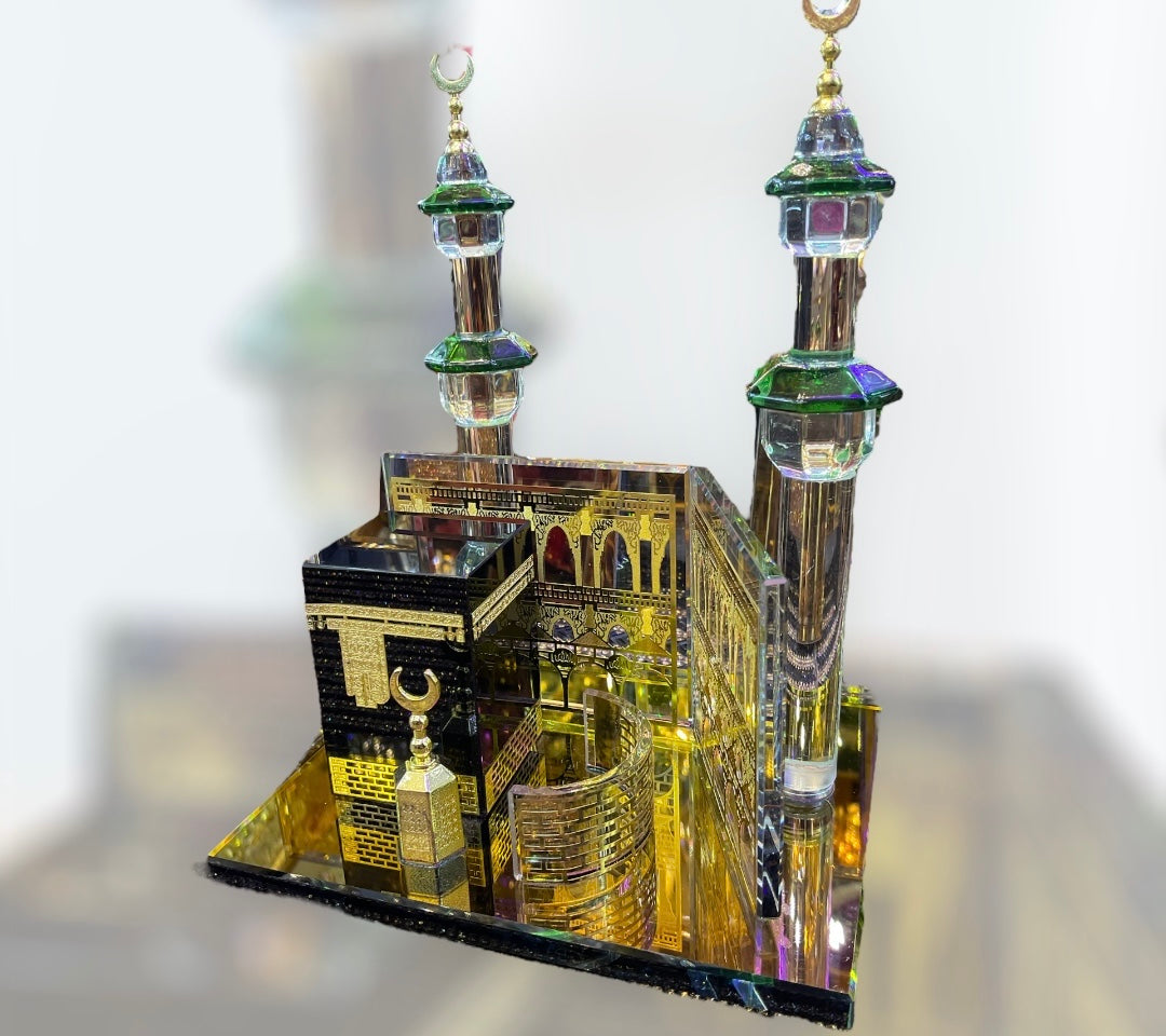 Home Decor Clock tower Makkah Islamic Ornament Gift