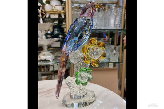 Crystal parrot home decore