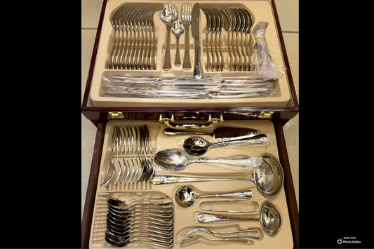 Cutlery set, 84 peices