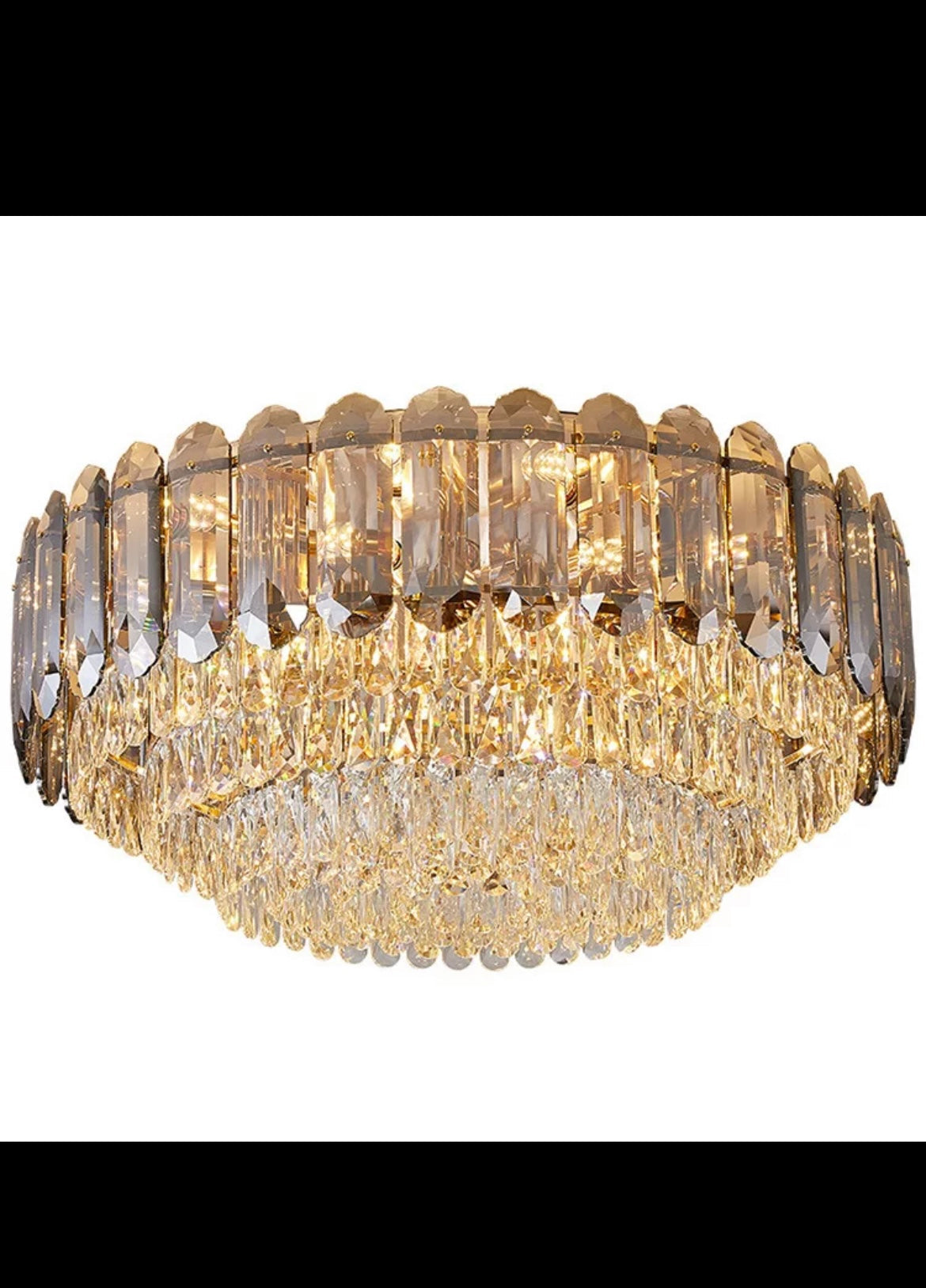 Flush mount chandelier (600D)