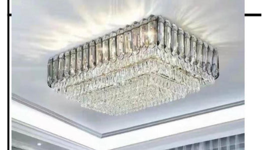 Flush mount chandelier